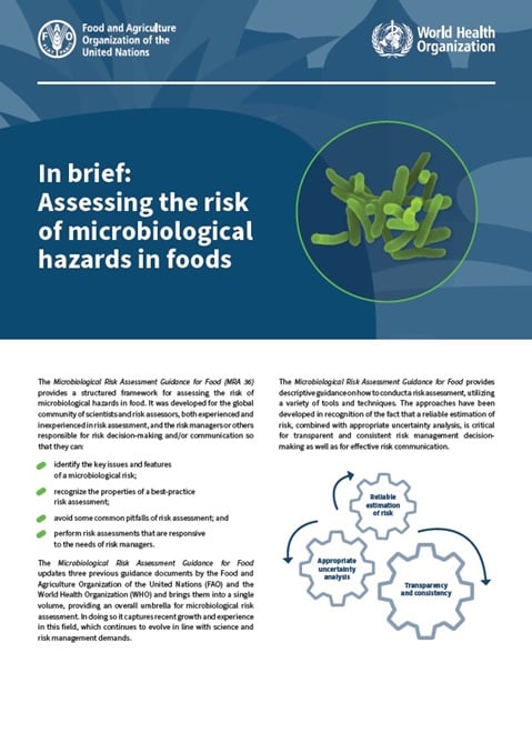 In brief: Assessing the risk of microbiological hazards in foods